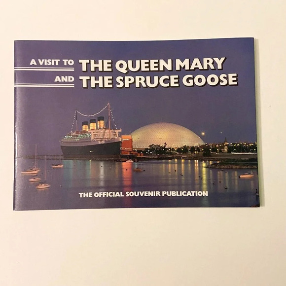 Vintage 1985 The Queen Mary and the Spruce Goose Souvenir California Brochure - Picture 16 of 16